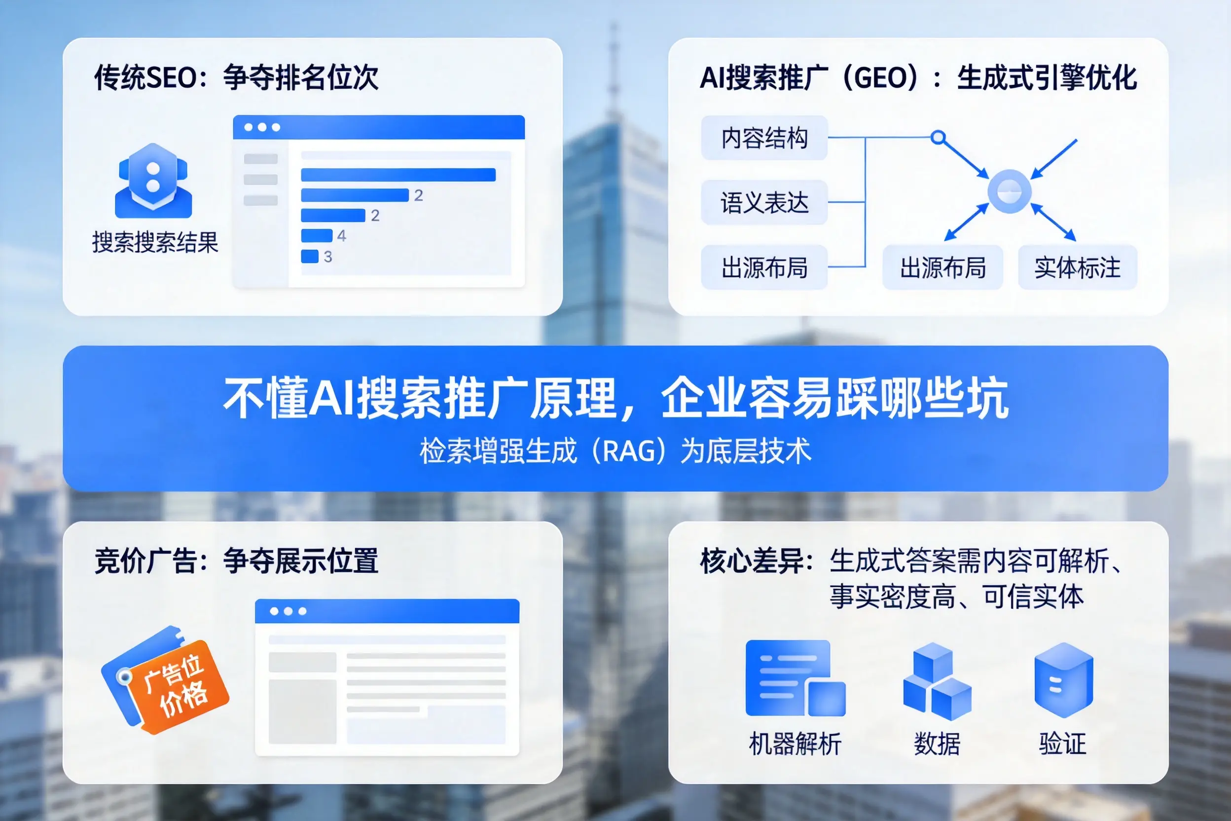 不懂AI搜索推广原理,延安企业容易踩哪些坑