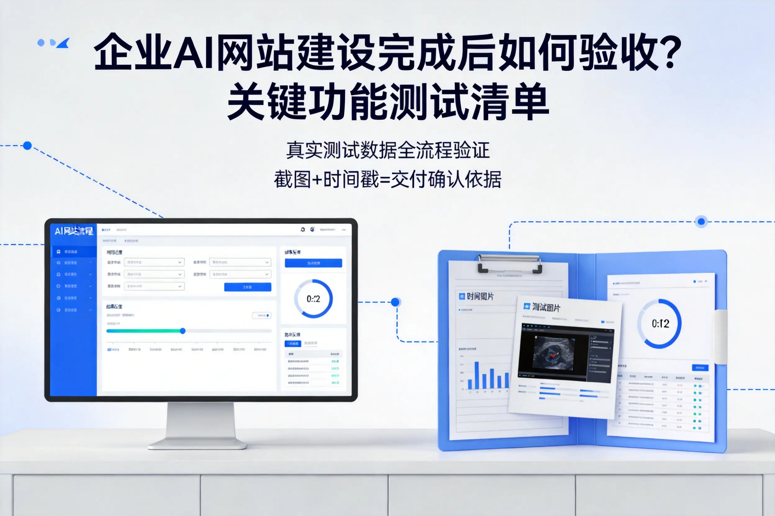 延安企业AI网站建设完成后如何验收?关键功能测试清单