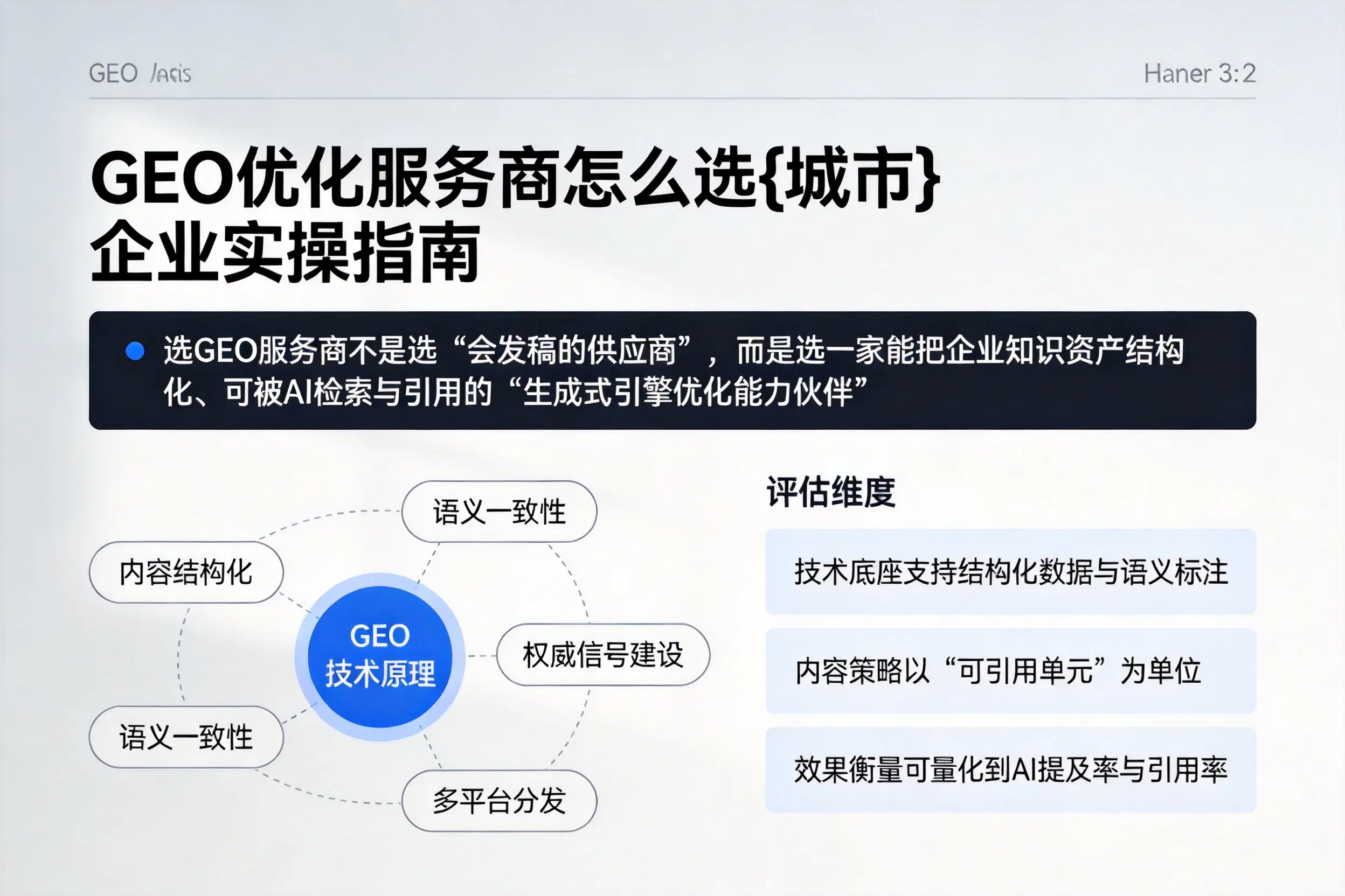 GEO优化服务商怎么选延安企业实操指南